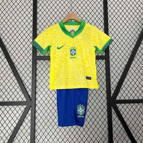 CAMISETA BRASIL I COPA AMÉRICA 2024 CONJUNTO INFANTIL - Zona Camisetas