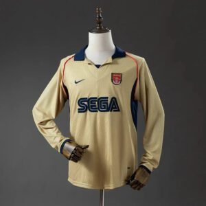 CAMISETA ARSENAL l 01/02 HOMBRE (RETRO) MANGA LARGA - Zona Camisetas