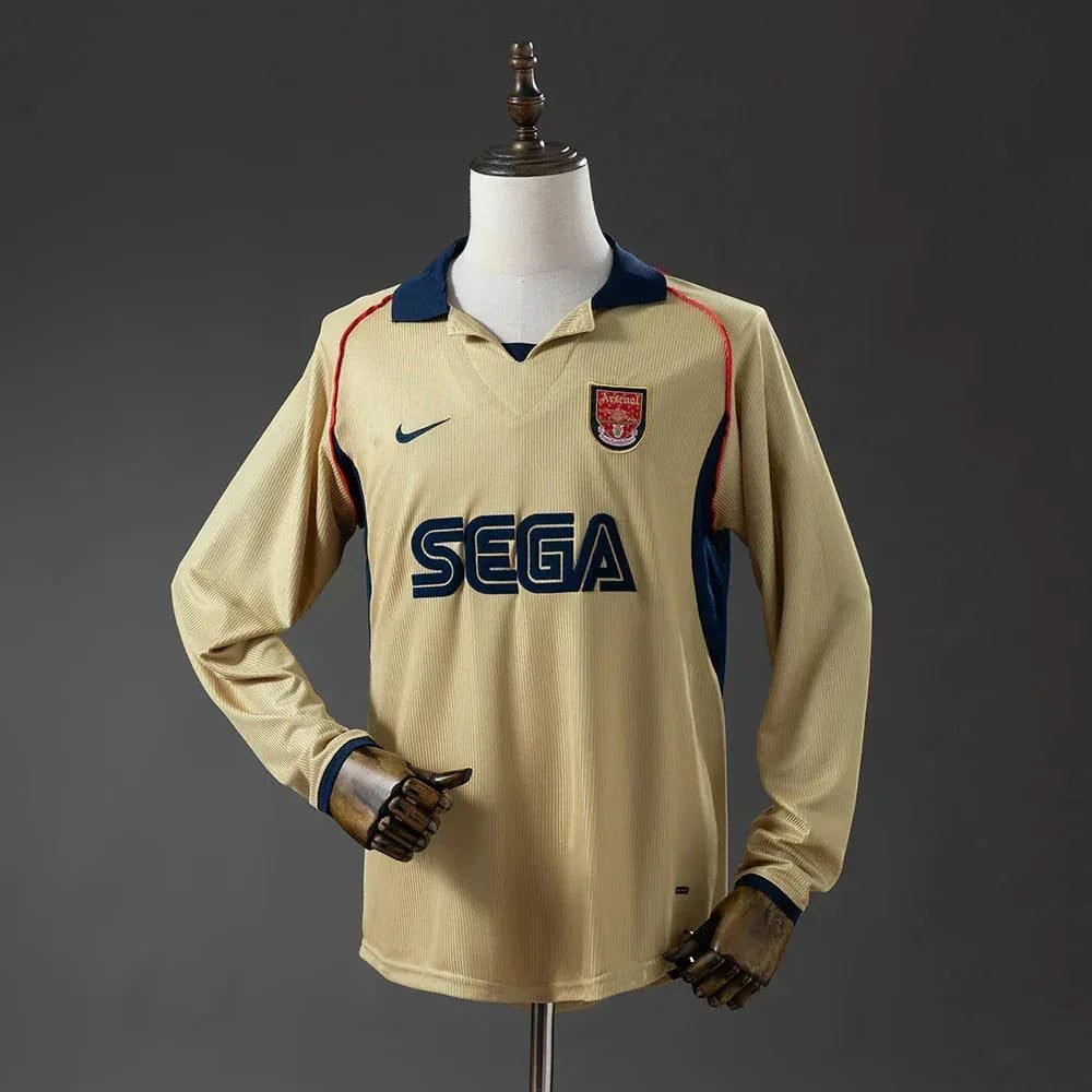 CAMISETA ARSENAL l 01/02 HOMBRE (RETRO) MANGA LARGA - Zona Camisetas