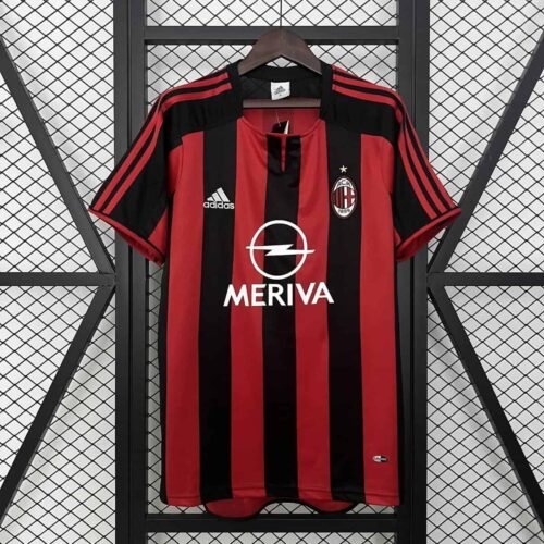 CAMISETA AC MILAN I 03/04 HOMBRE (RETRO) - Zona Camisetas