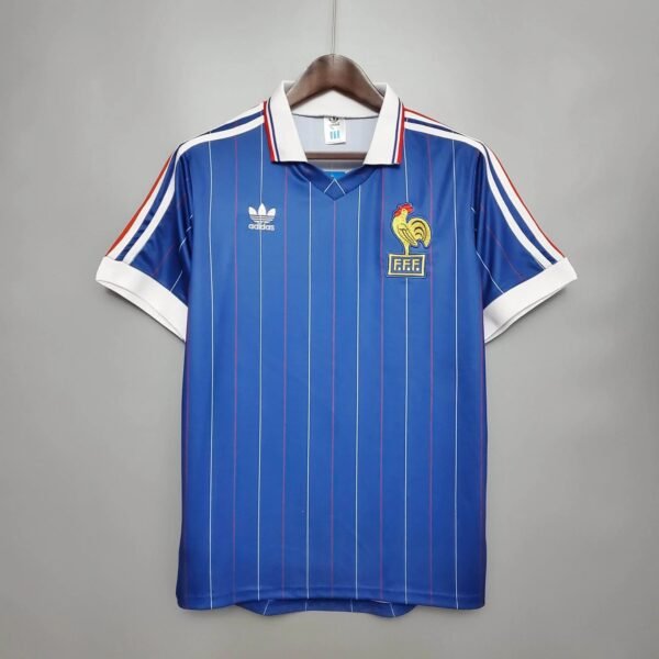 CAMISETA FRANCIA I 82/83 HOMBRE (RETRO) - Zona Camisetas