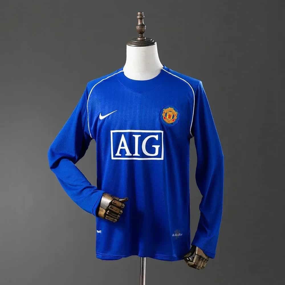 CAMISETA MANCHESTER UNITED II 07/08 MANGA LARGA HOMBRE (RETRO) - Zona Camisetas