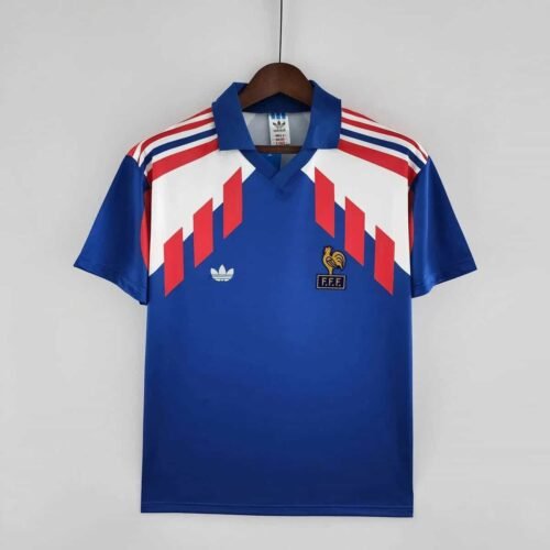 CAMISETA FRANCIA I 88/89 HOMBRE (RETRO) - Zona Camisetas