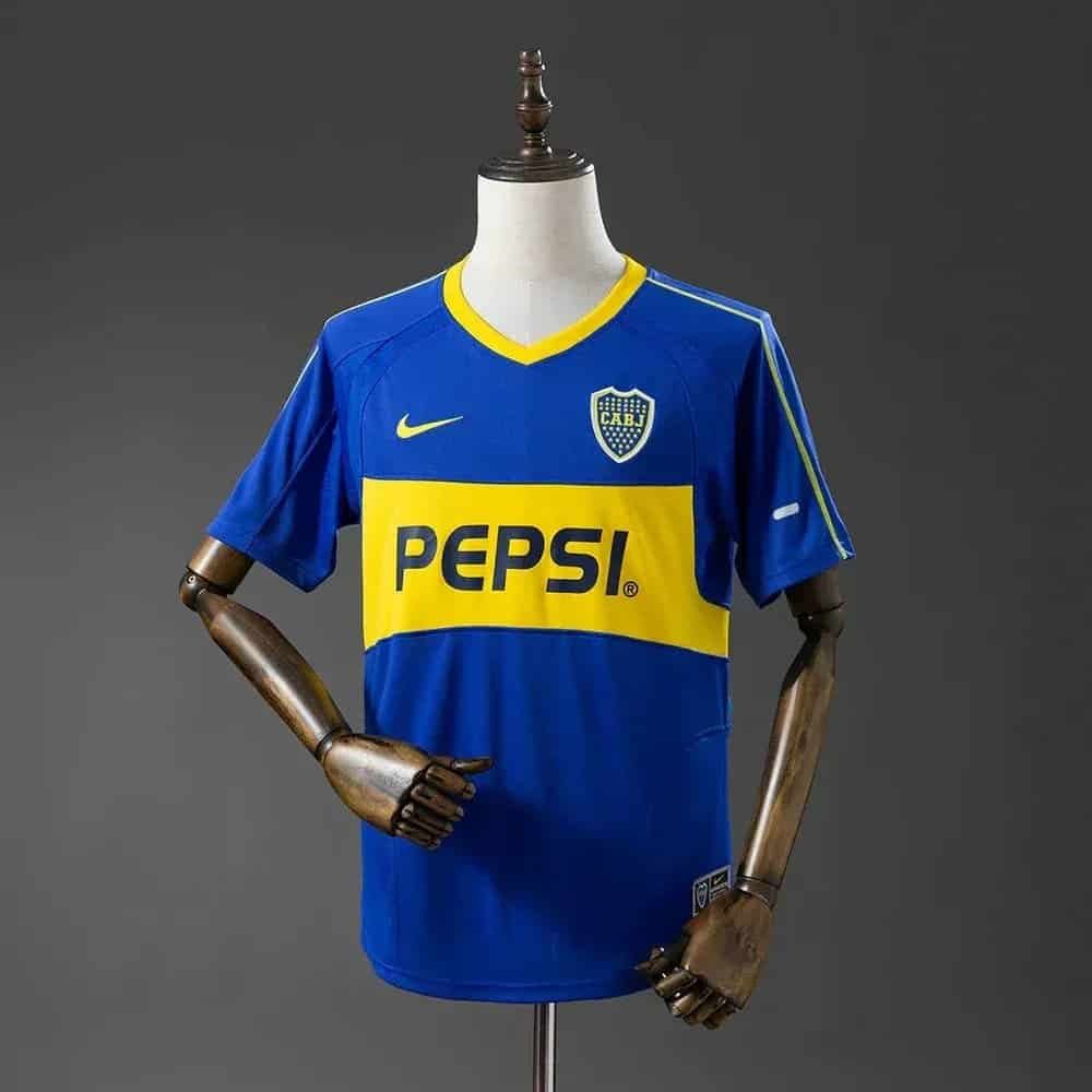 8a90cf1b CAMISETA BOCA JUNIORS I 03/04 HOMBRE (RETRO) - Zona Camisetas