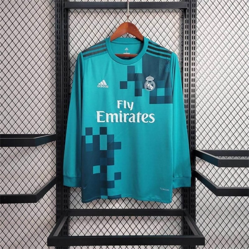 CAMISETA REAL MADRID lI 17/18 MANGA LARGA HOMBRE (RETRO) - Zona Camisetas