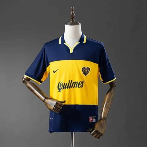 CAMISETA BOCA JUNIORS 98/99 HOMBRE (RETRO) - Zona Camisetas