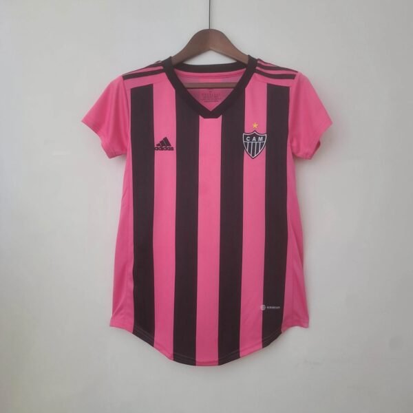 CAMISETA ATLETICO MINEIRO ROSA 23/24 MUJER (VERSIÓN FAN) - ZonaCamisetas