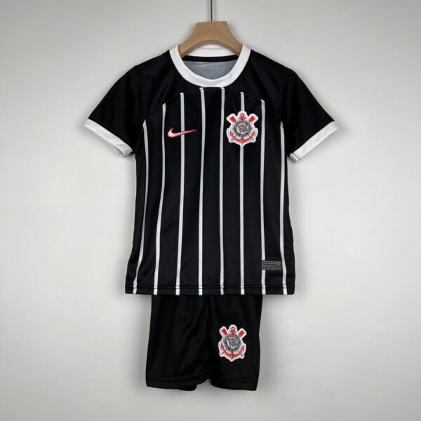 CAMISETA CORINTHIANS II 23/24 CONJUNTO INFANTIL - ZonaCamisetas