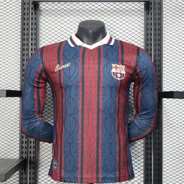 CAMISETA BARCELONA 125th MANGA LARGA HOMBRE (VERSIÓN JUGADOR) - Zona Camisetas
