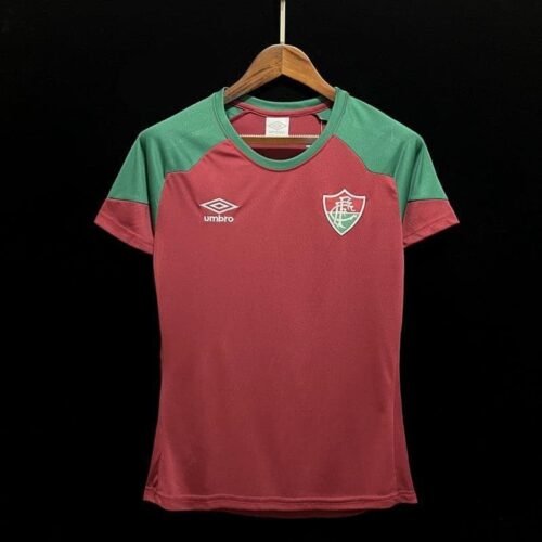 CAMISETA FLUMINENSE ENTRENAMIENTO V 23/24 MUJER (VERSIÓN FAN)