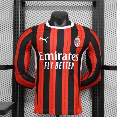 FF0E012B-EB5D-4246-8EF2-E0AB87E588EF_588dda61-1c75-4465-a589-7f45bbd37d04 CAMISETA AC MILAN l 24/25 HOMBRE (VERSIÓN JUGADOR) MANGA LARGA - Zona Camisetas