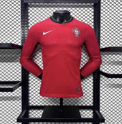 CAMISETA PORTUGAL I EURO 2024 HOMBRE MANGA LARGA (VERSIÓN JUGADOR) - Zona Camisetas