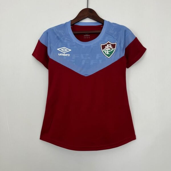 CAMISETA FLUMINENSE ENTRENAMIENTO SIN PATROCINADOR II 23/24 MUJER (VERSIÓN FAN)
