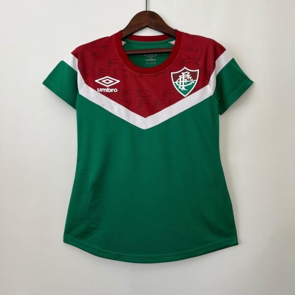 CAMISETA FLUMINENSE ENTRENAMIENTO SIN PATROCINADOR I 23/24 MUJER (VERSIÓN FAN)