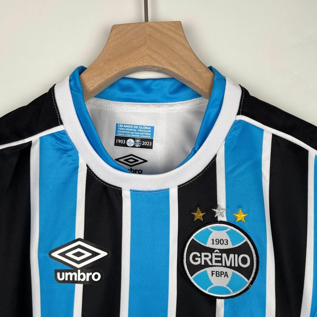 CAMISETA GRÊMIO I 23/24 CONJUNTO INFANTIL - ZonaCamisetas