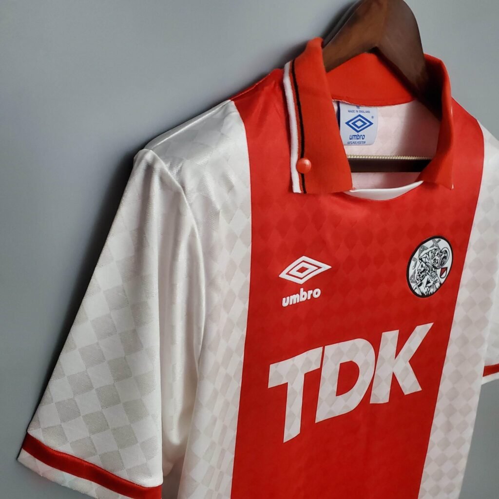 G90 CAMISETA AJAX I 90/91 HOMBRE (RETRO) - Zona Camisetas