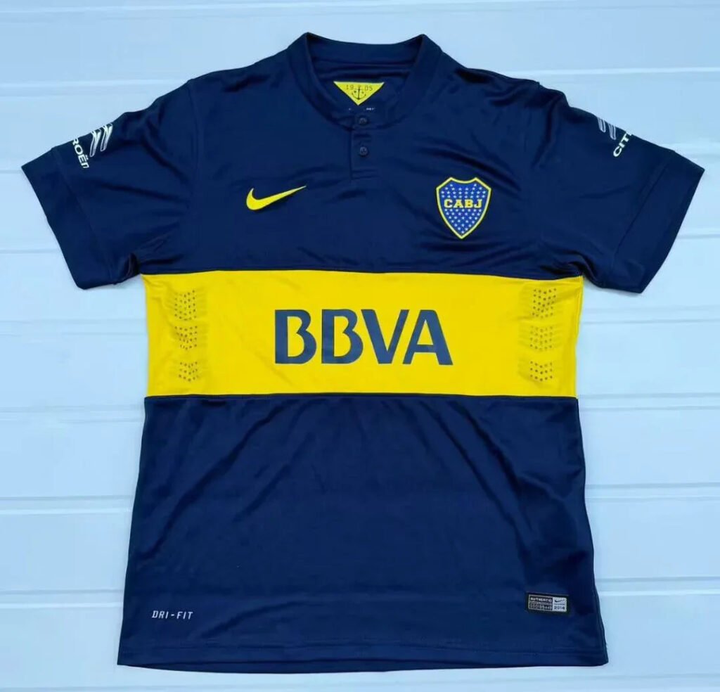 CAMISETA BOCA JUNIORS I 14/15 HOMBRE (RETRO) - Zona Camisetas