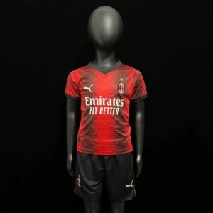 CAMISETA AC MILAN I 23/24 CONJUNTO INFANTIL - Zona Camisetas
