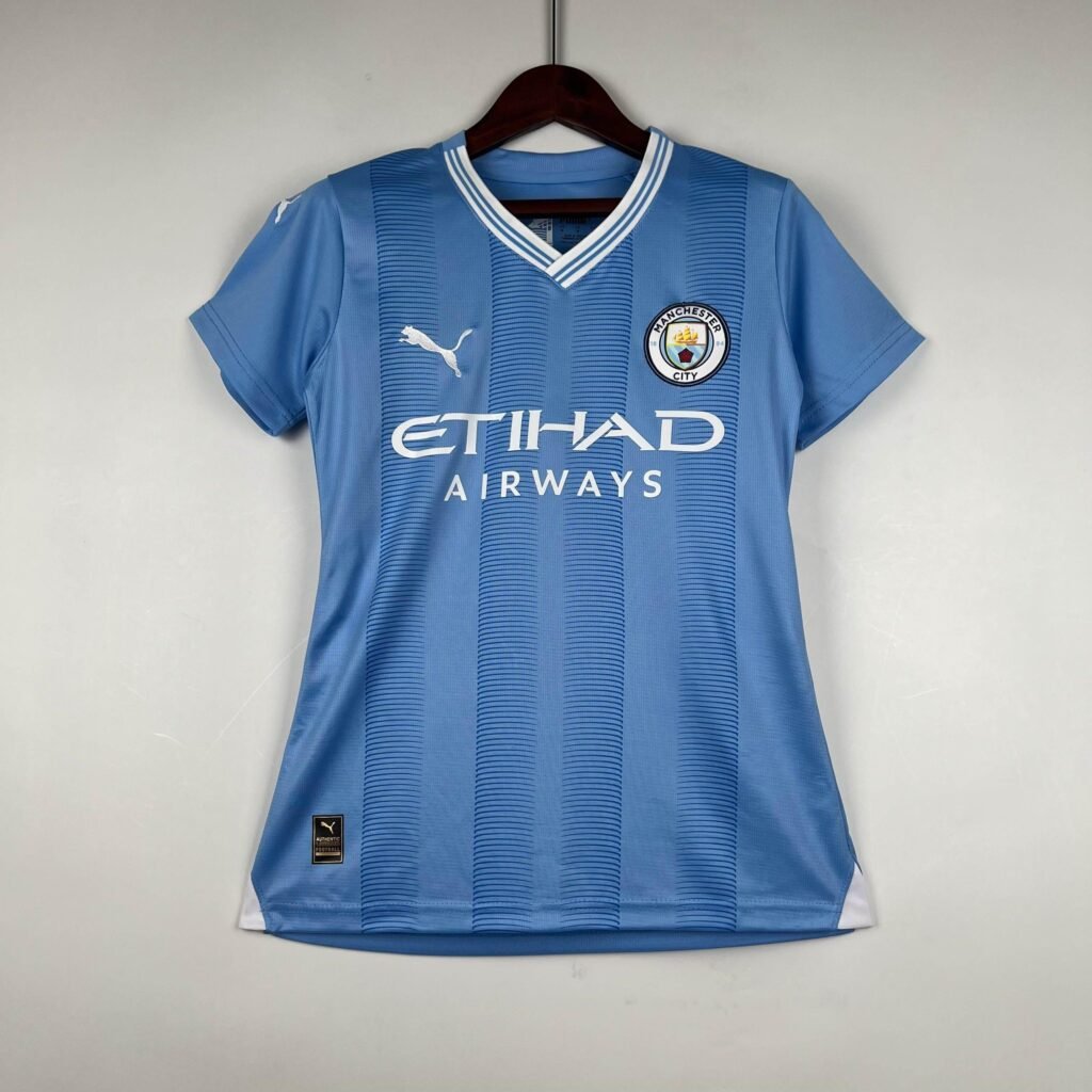 CAMISETA MANCHESTER CITY I 23/24 MUJER (VERSIÓN FAN) - ZonaCamisetas