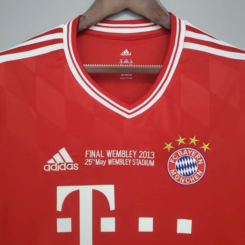 R132 CAMISETA BAYERN DE MUNICH I 2013 HOMBRE (RETRO) MANGA LARGA - Zona Camisetas