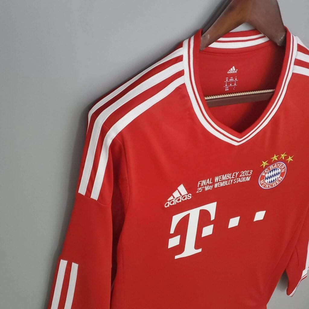 R136 CAMISETA BAYERN DE MUNICH I 2013 HOMBRE (RETRO) MANGA LARGA - Zona Camisetas