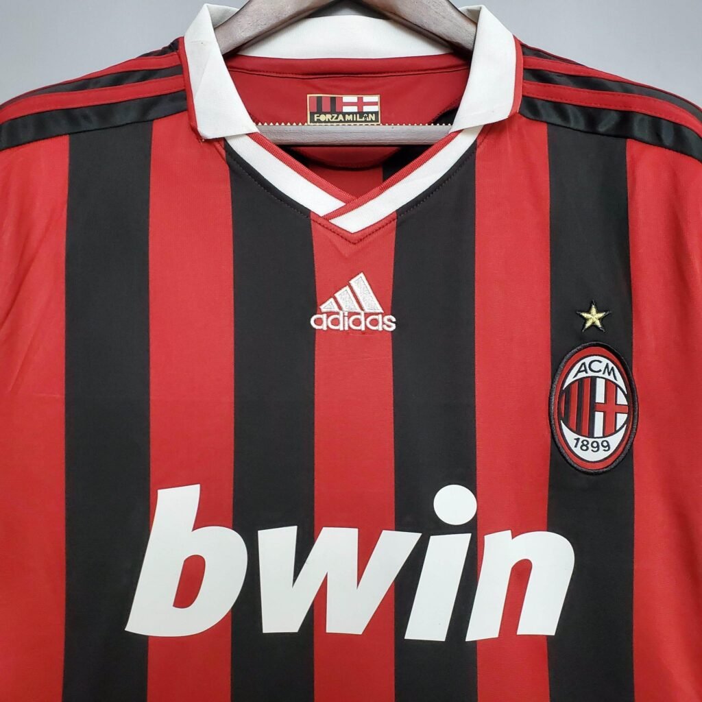 CAMISETA AC MILAN I 09/10 HOMBRE (RETRO) - Zona Camisetas