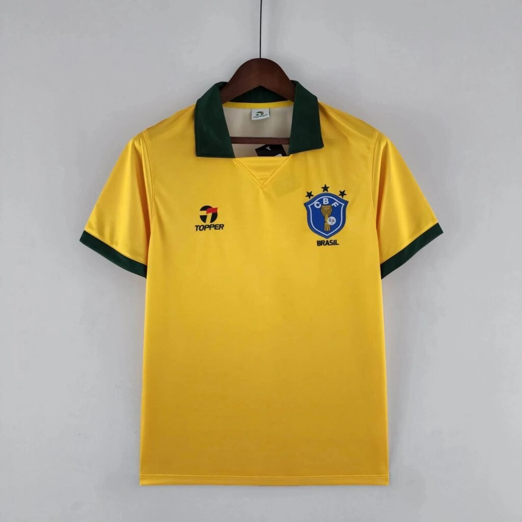 CAMISETA BRASIL I 1988 HOMBRE (RETRO) - Zona Camisetas