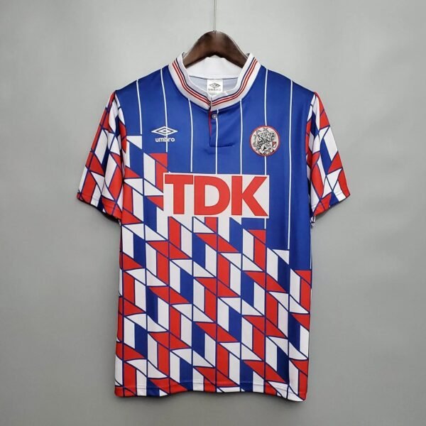 R900 CAMISETA AJAX I 90/91 HOMBRE (RETRO) - Zona Camisetas