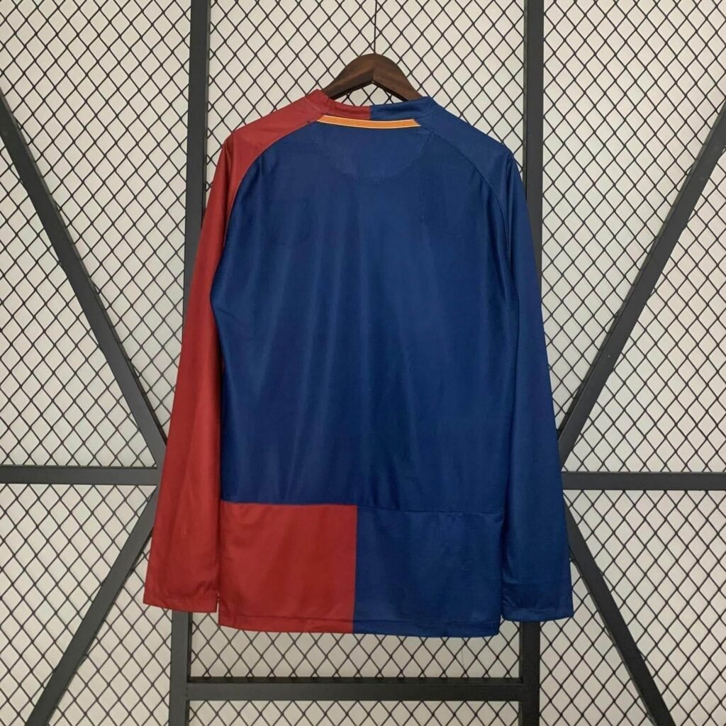 CAMISETA BARCELONA I 08/09 HOMBRE (RETRO) MANGA LARGA ESPECIAL CHAMPIONS - Zona Camisetas