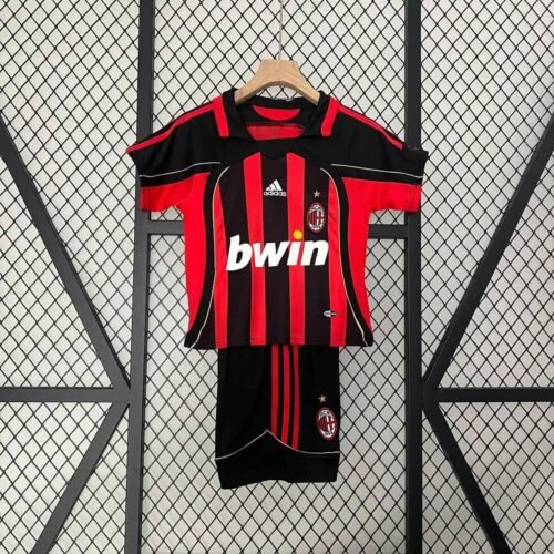 af979b60 CAMISETA AC MILAN I 06/07 CONJUNTO INFANTIL - Zona Camisetas