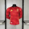 CAMISETA ESPAÑA I EURO 2024 MANGA LARGA HOMBRE (VERSIÓN JUGADOR) - Zona Camisetas
