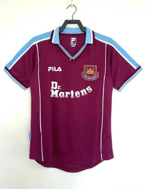 CAMISETA WEST HAM I 99/01 HOMBRE (RETRO) - Zona Camisetas