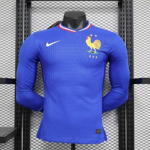 bff1d024 CAMISETA FRANCIA I MANGA LARGA EURO 2024 HOMBRE (VERSIÓN JUGADOR) - Zona Camisetas