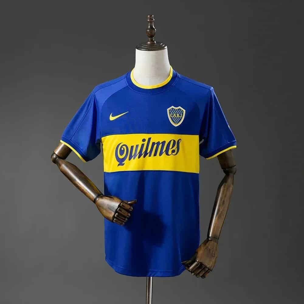 CAMISETA BOCA JUNIORS 00/01 HOMBRE (RETRO) - Zona Camisetas