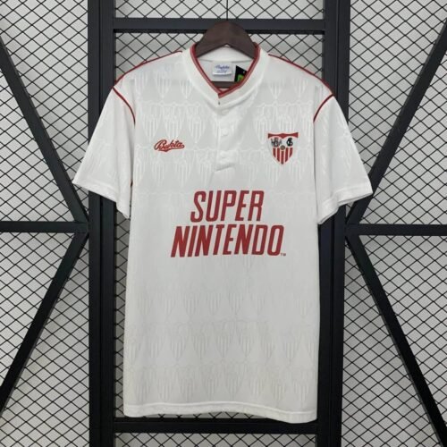 CAMISETA SEVILLA I 91/92 HOMBRE (RETRO) - Zona Camisetas