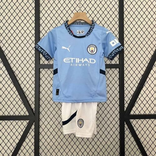 CAMISETA MANCHESTER CITY I 24/25 CONJUNTO INFANTIL - Zona Camisetas