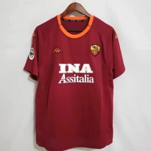 df3468c0 CAMISETA ROMA I 00/01 HOMBRE (RETRO) - Zona Camisetas