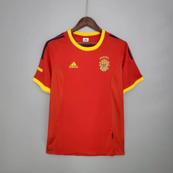CAMISETA ESPAÑA I 2002 HOMBRE (RETRO) - Zona Camisetas