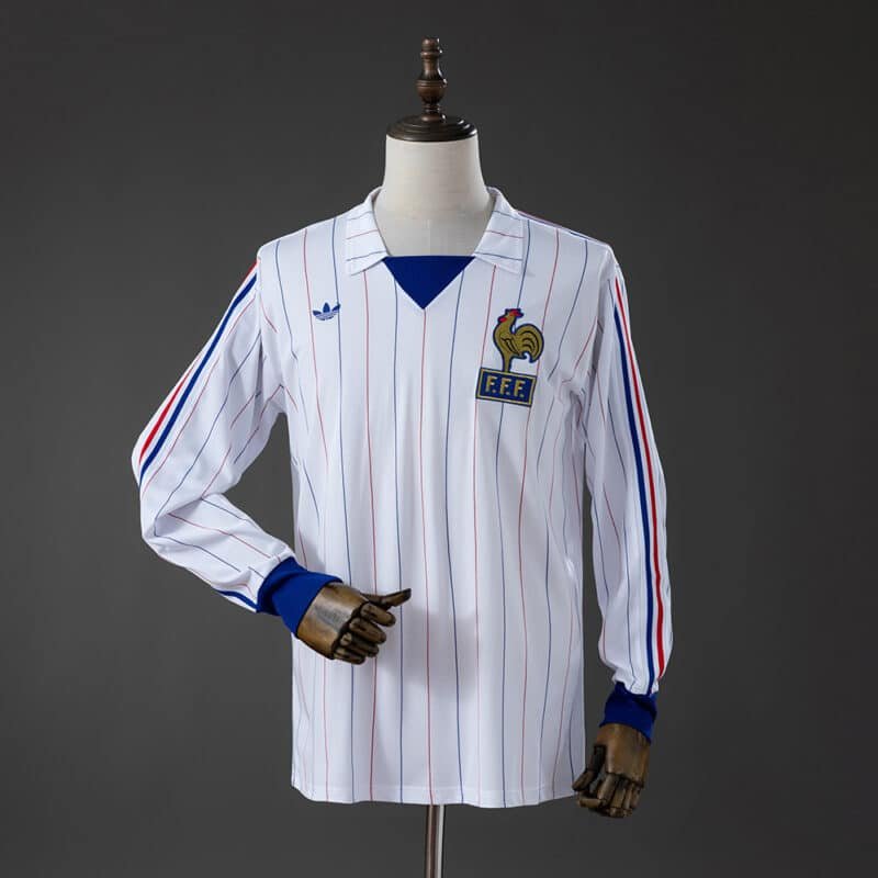 CAMISETA FRANCIA II 80/82 MANGA LARGA HOMBRE (RETRO)