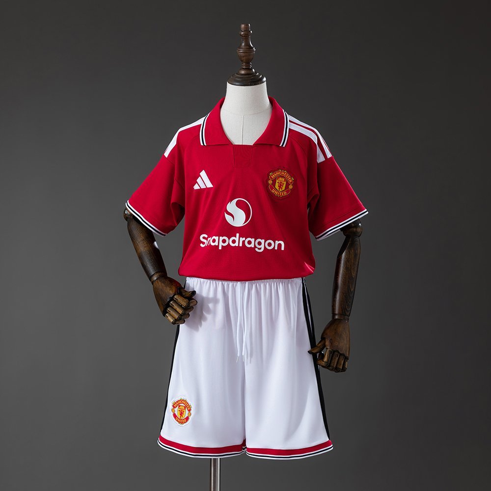 CAMISETA MANCHESTER UNITED I 26/27 CONJUNTO INFANTIL